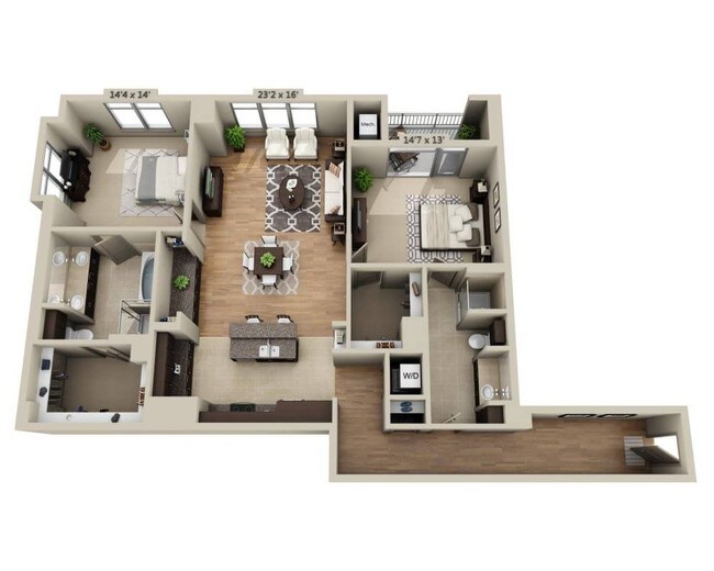 Floorplan U floor plan